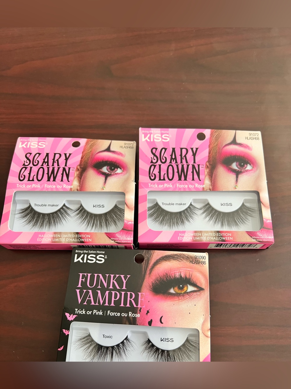 KISS Scary Grown False Lashes - Pink Packaging